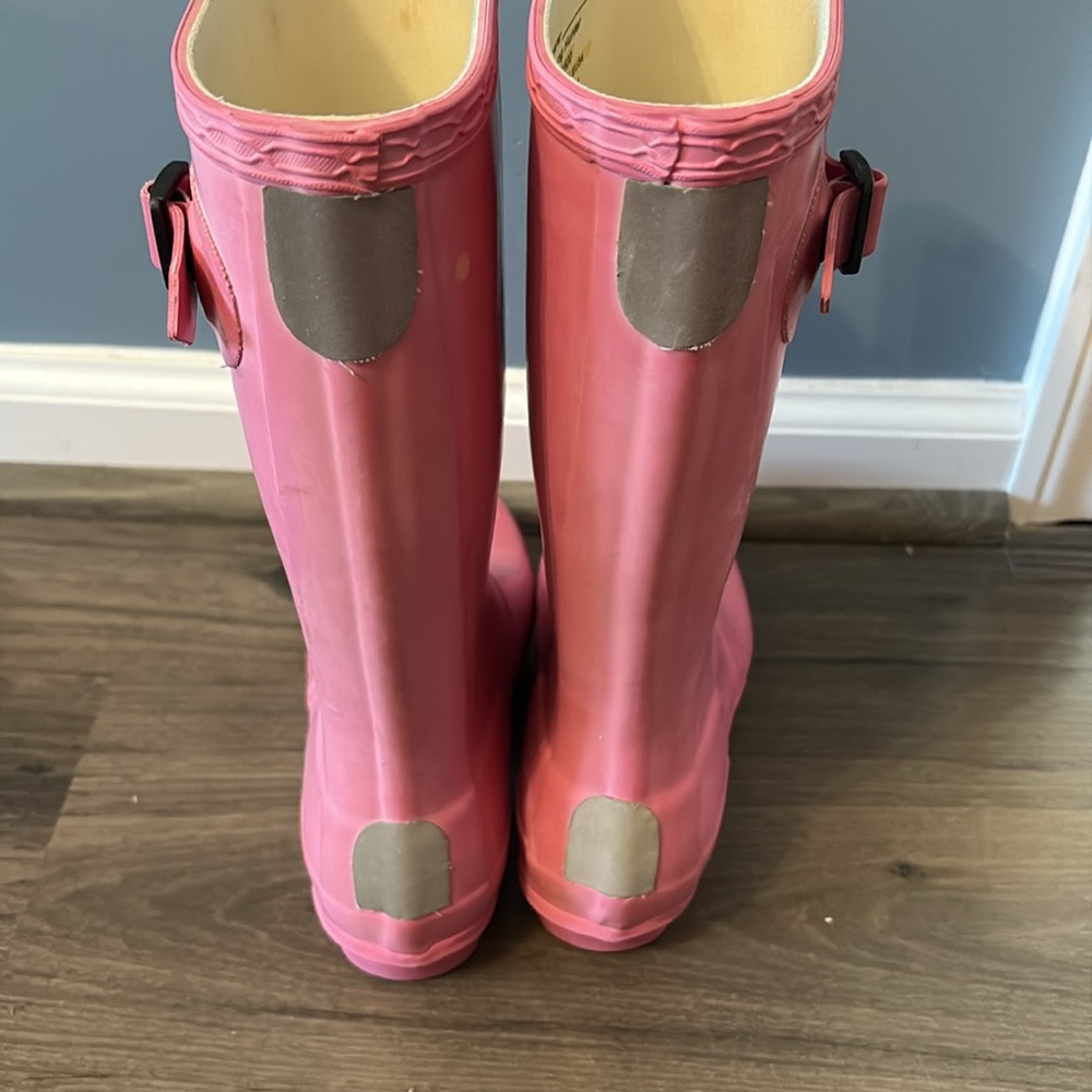 Hunter Pink Rain Boots - Picture 7 of 9